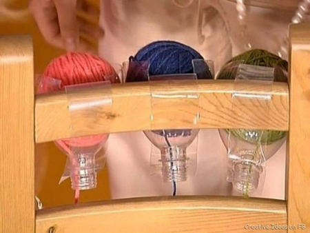 Support à balle de laine